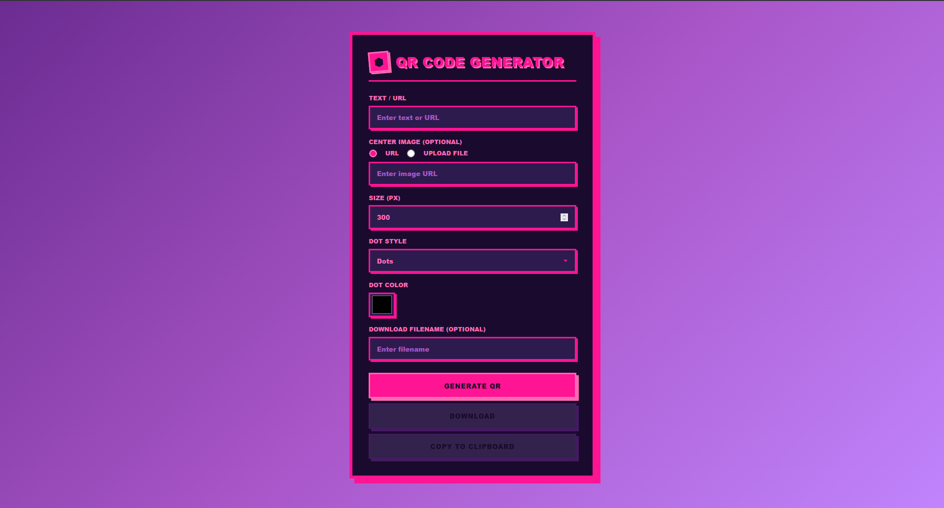 QR Code Generator preview