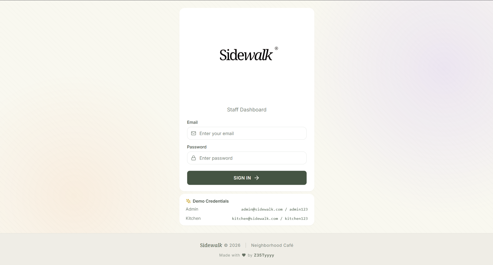 ServeX-SideWalk preview