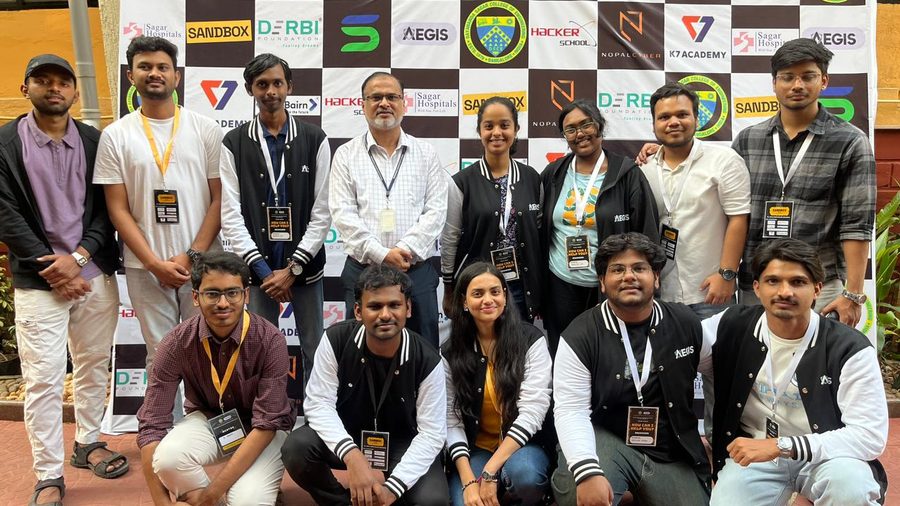 The aegis team at a Sandbox event